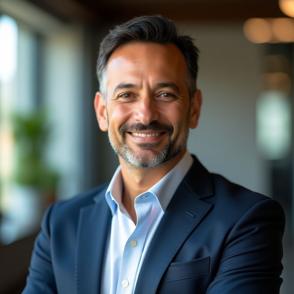 Retrato de Alejandro Vargas, Director General